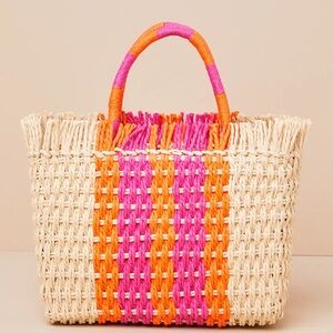 Sicily Natural Tote Bag by Shiraleah